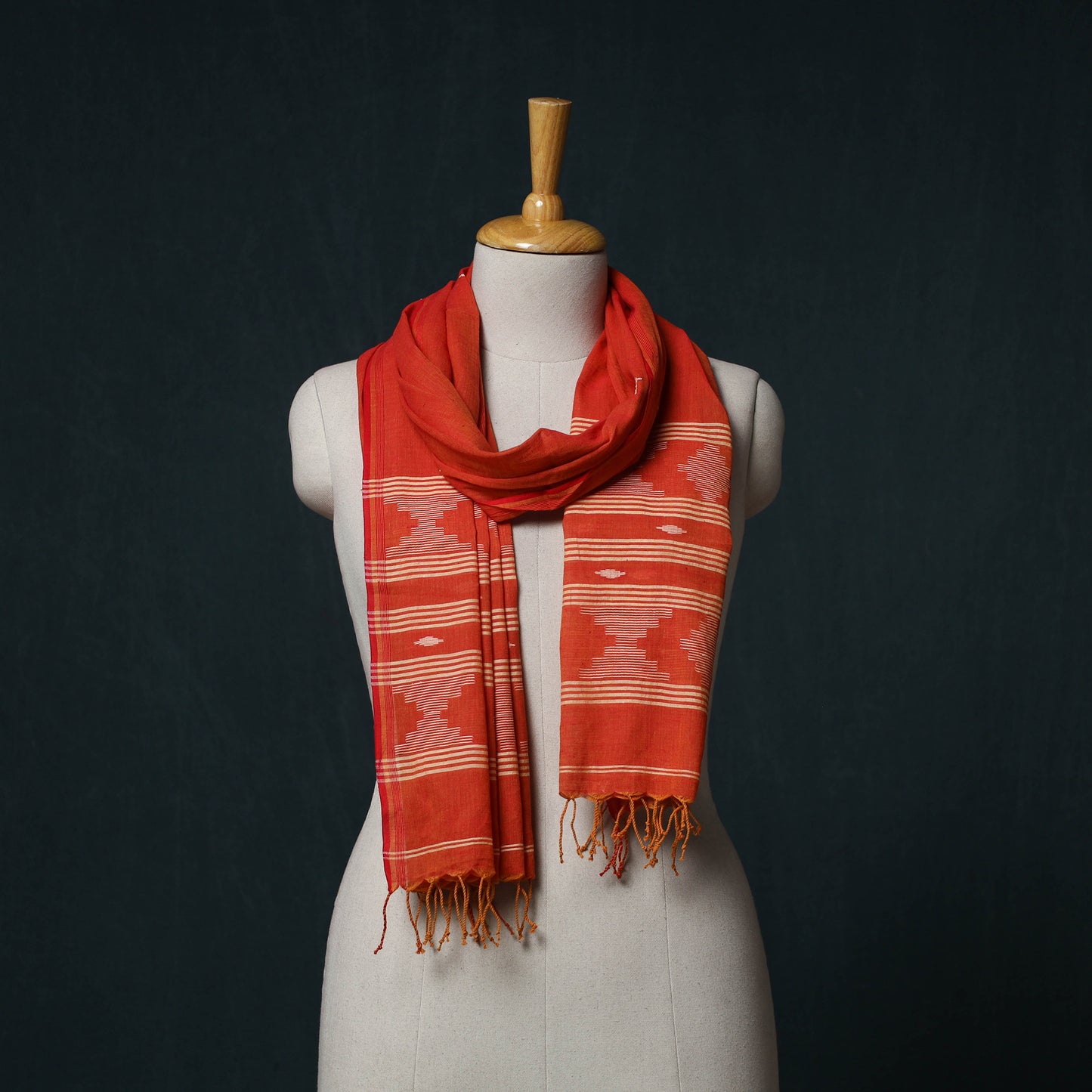 Burdwan Jamdani Handloom Cotton Stole 77