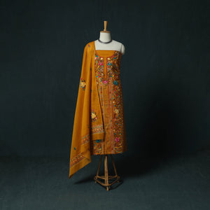 Hand Embroidered Cotton 3pc Unstitched Dress Material 69