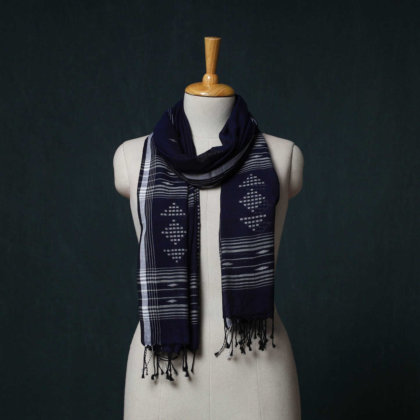 Burdwan Jamdani Handloom Cotton Stole 79