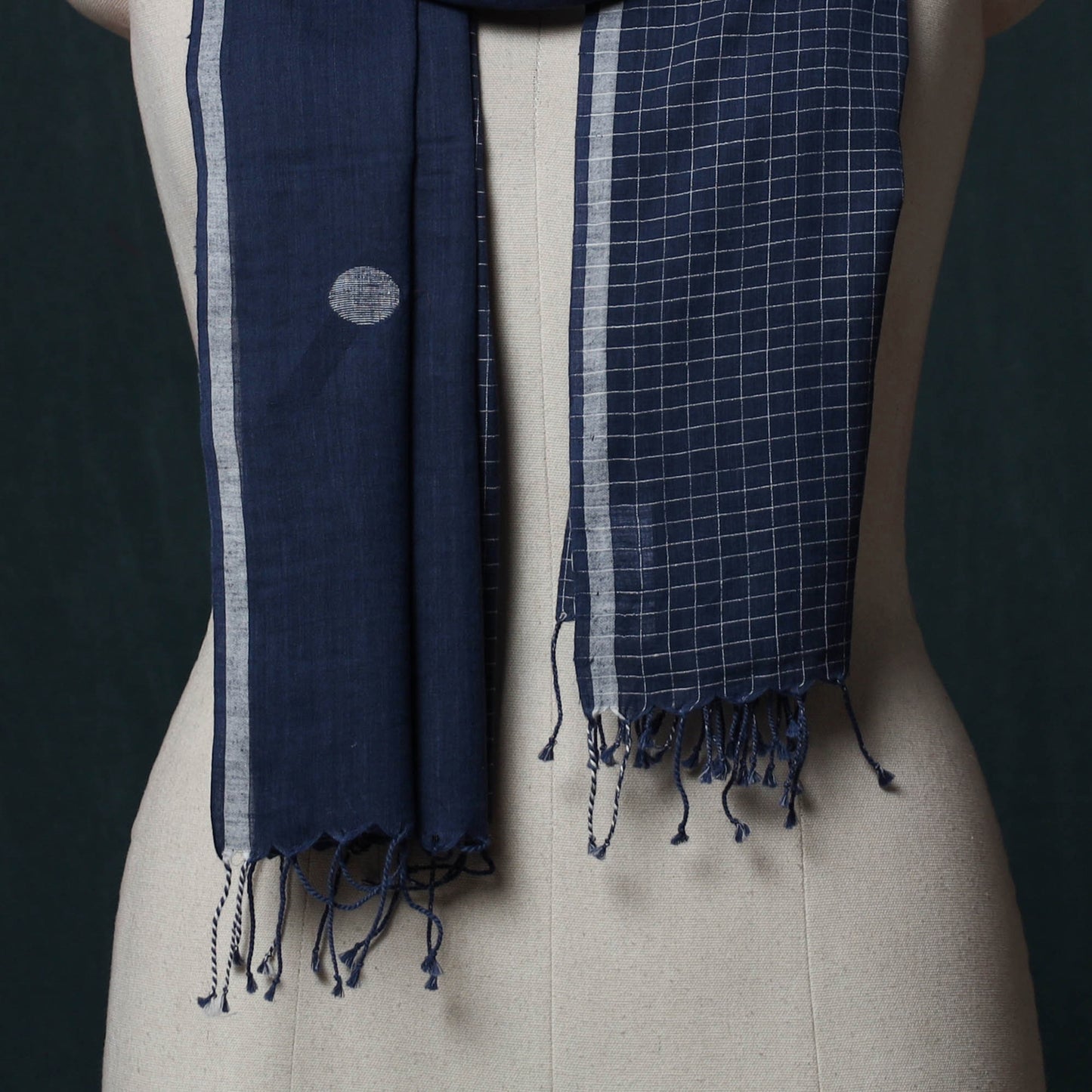 Burdwan Jamdani Handloom Cotton Stole 80