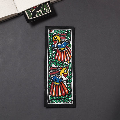 Madhubani Handpainted Bookmark (7 x 3 in)