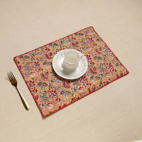 Hand Embroidered Floral Cotton Reversible Table Mat 38