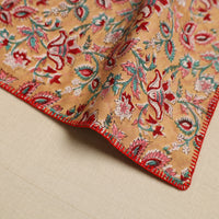 Hand Embroidered Floral Cotton Reversible Table Mat 38