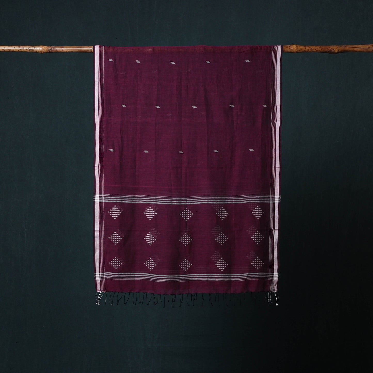 Burdwan Jamdani Handloom Cotton Stole 81