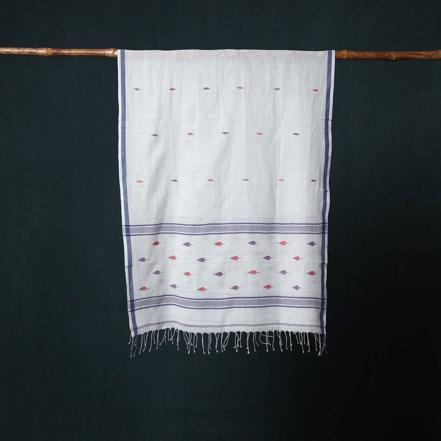 Burdwan Jamdani Handloom Cotton Stole 78