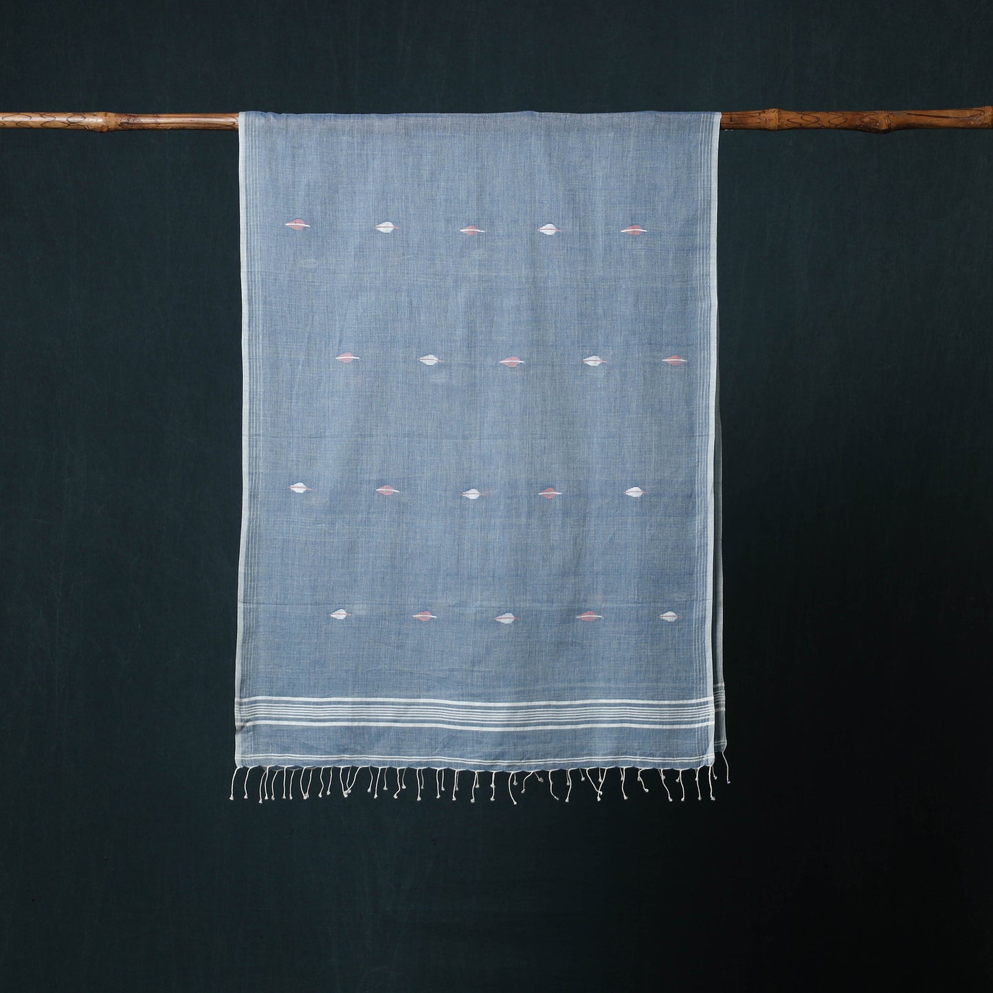 Burdwan Jamdani Handloom Cotton Stole 75