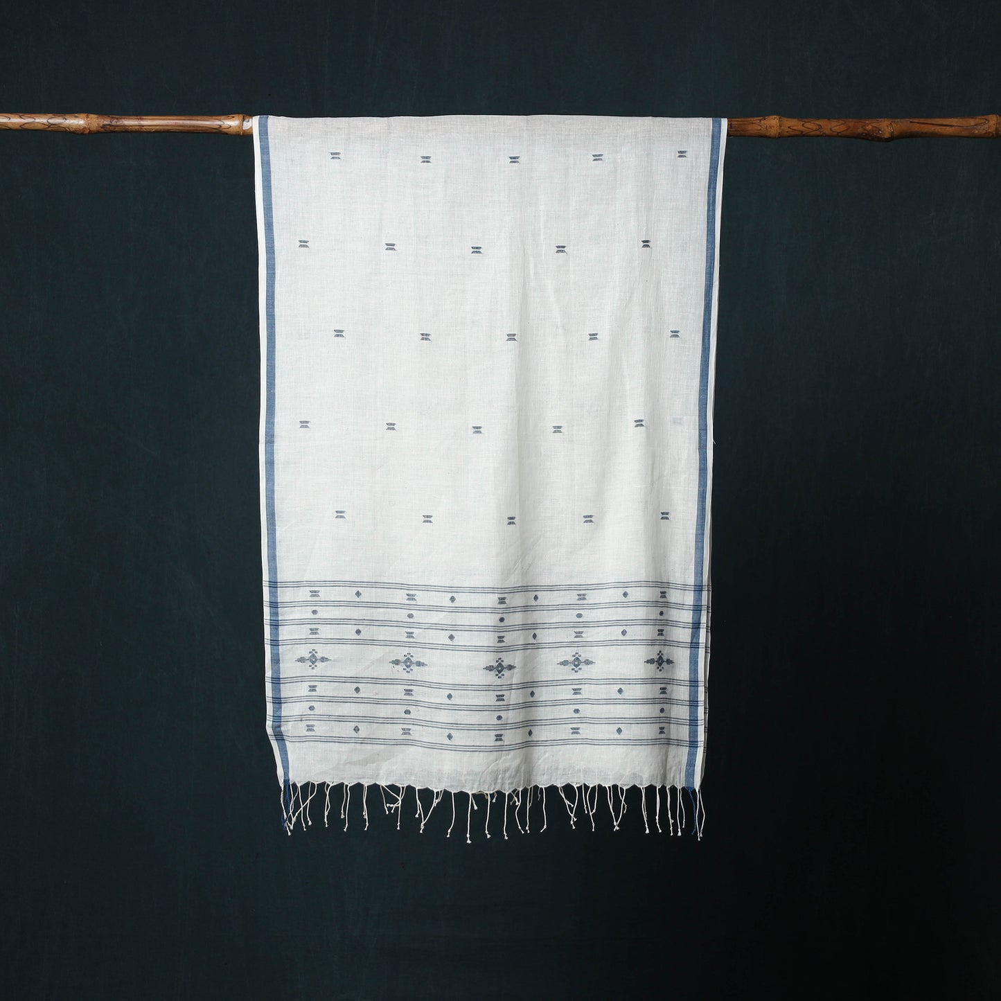 Burdwan Jamdani Handloom Cotton Stole 73