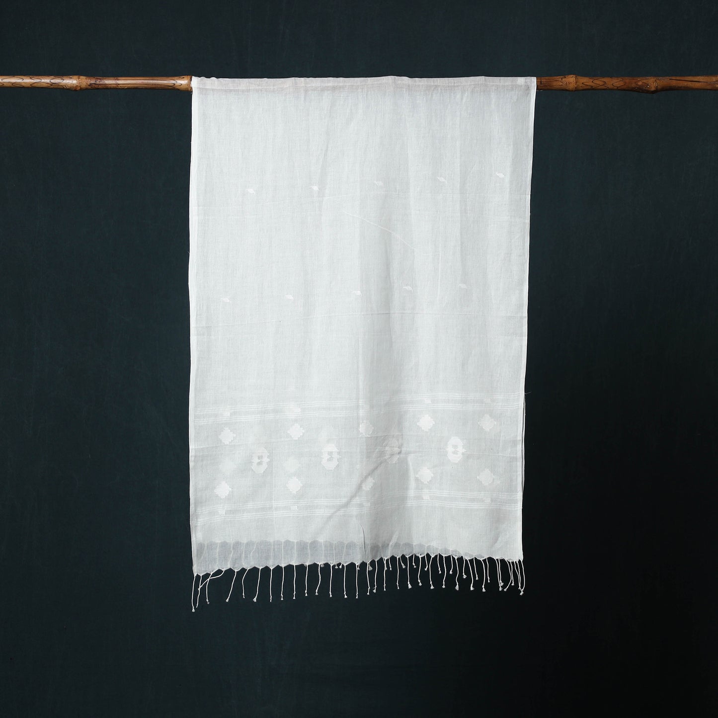 Burdwan Jamdani Handloom Cotton Stole 67