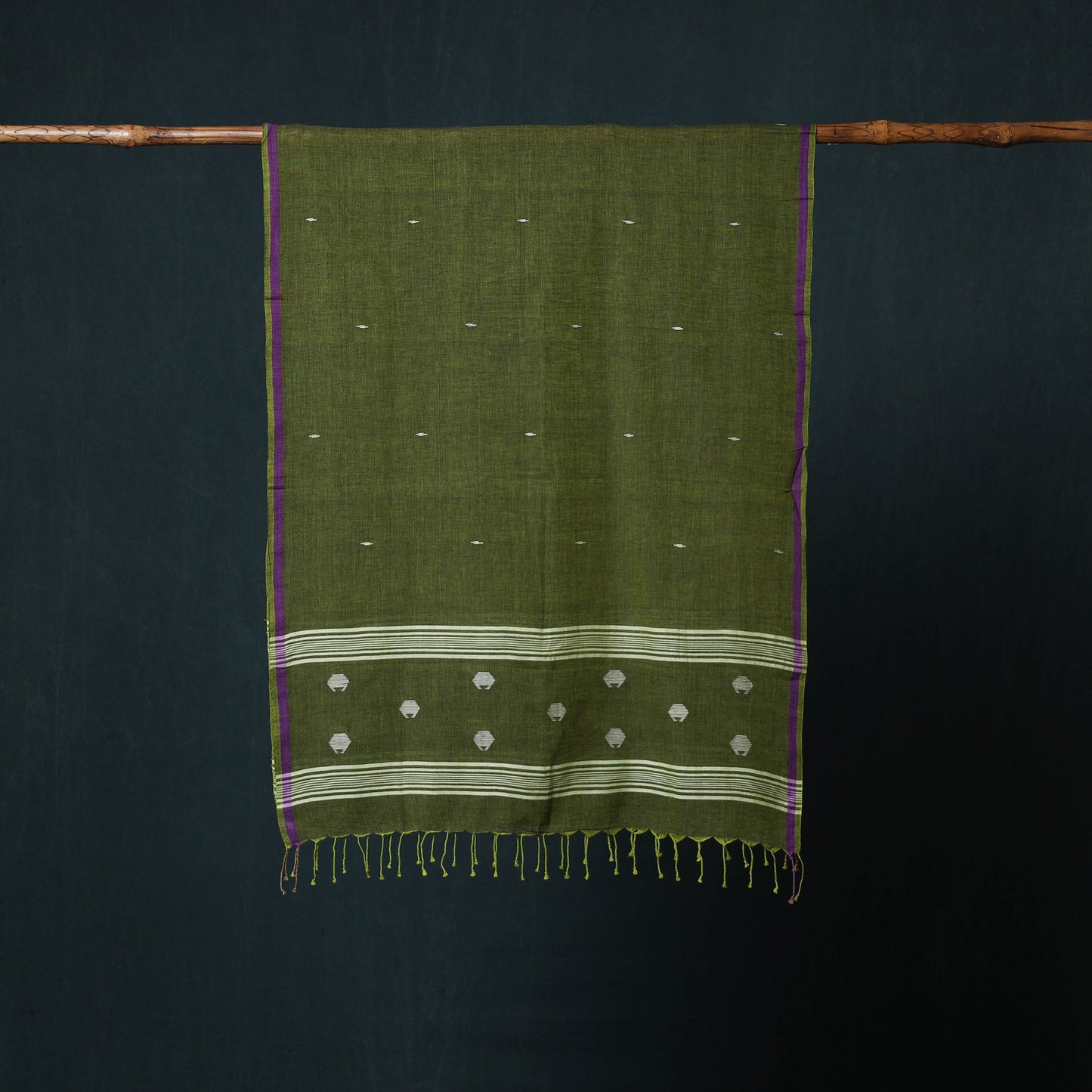 Burdwan Jamdani Handloom Cotton Stole 64