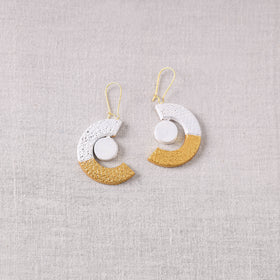 Multicolor - bishnupur handpainted terracotta earrings 61