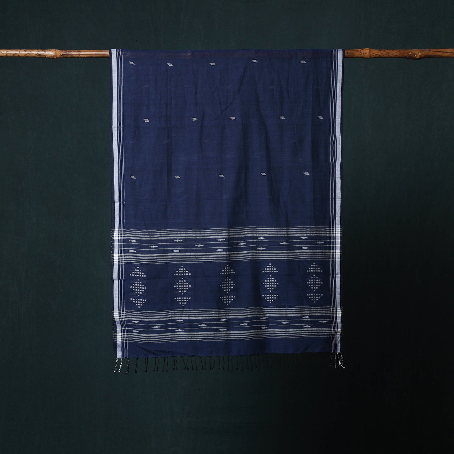 Burdwan Jamdani Handloom Cotton Stole 60