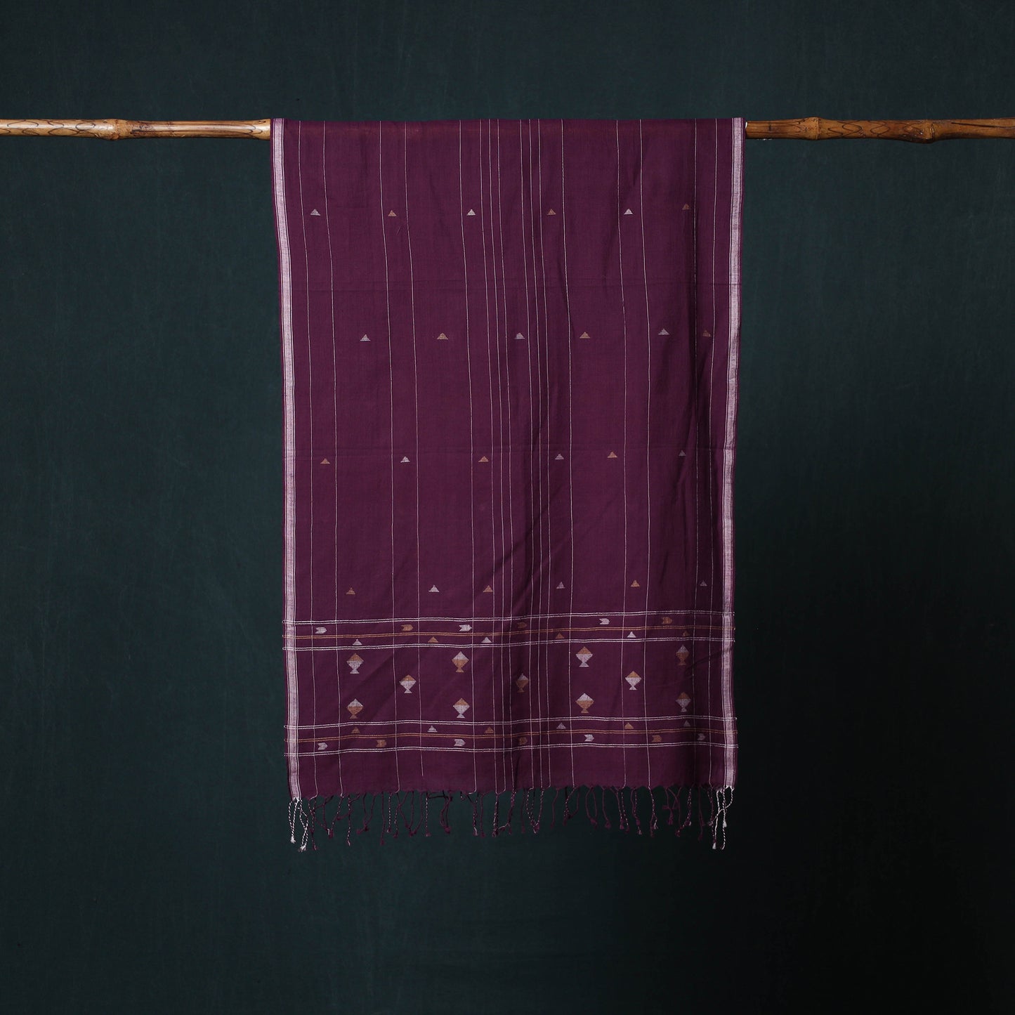 Burdwan Jamdani Handloom Cotton Stole 58