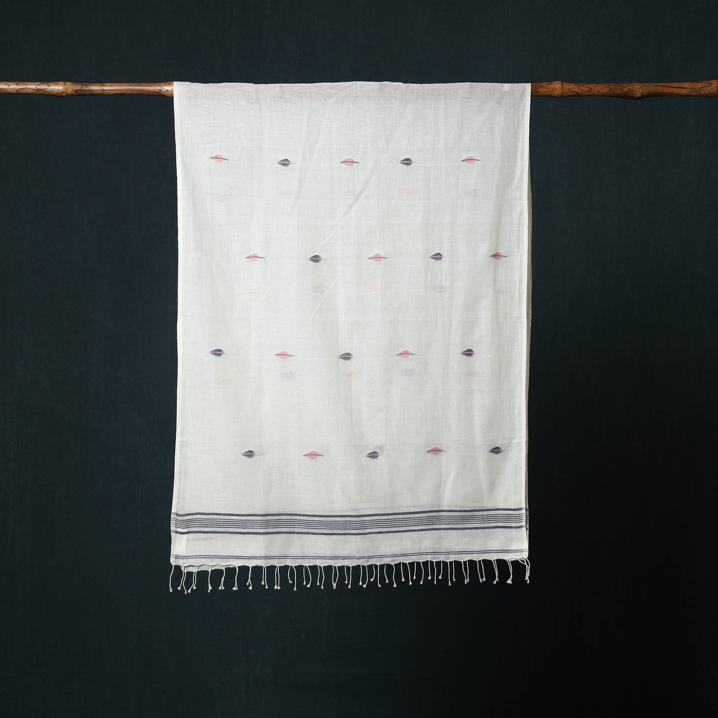 Burdwan Jamdani Handloom Cotton Stole 56