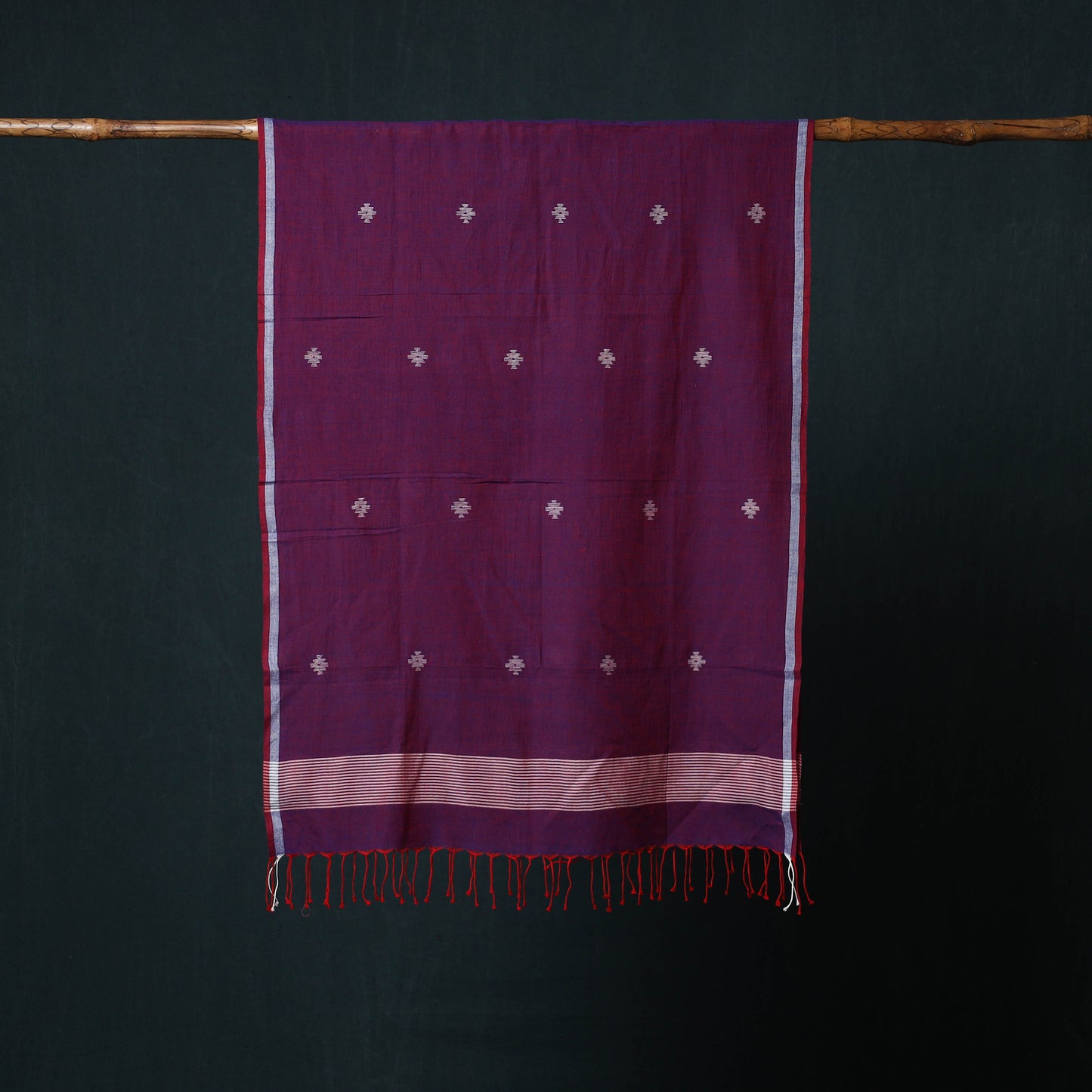 Burdwan Jamdani Handloom Cotton Stole 55