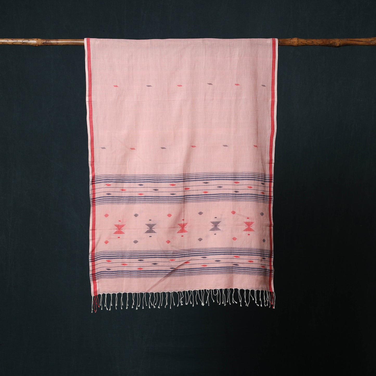 Burdwan Jamdani Handloom Cotton Stole 53