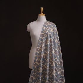 Handwoven Merino Wool Floral Hand Block Sanganeri Print Fabric 10