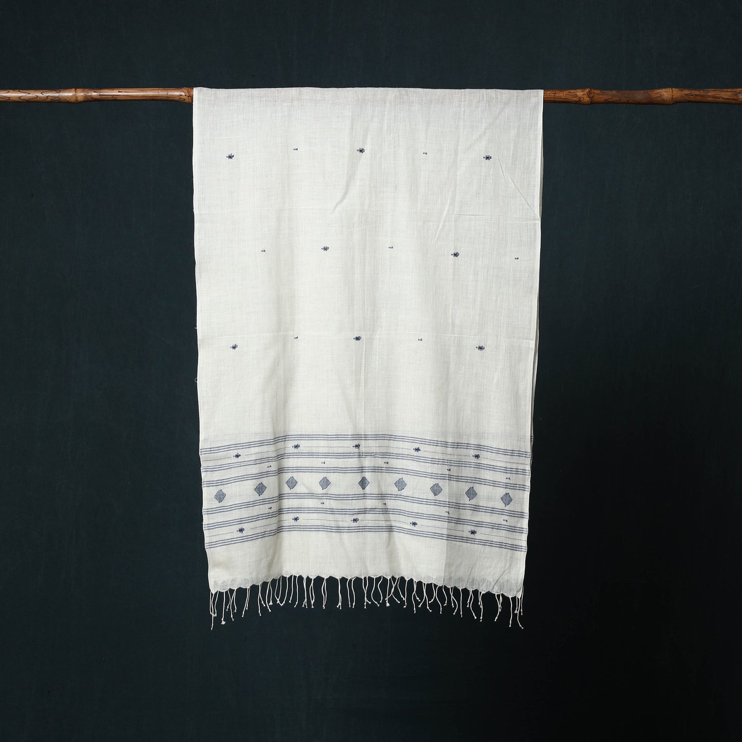 Burdwan Jamdani Handloom Cotton Stole 48