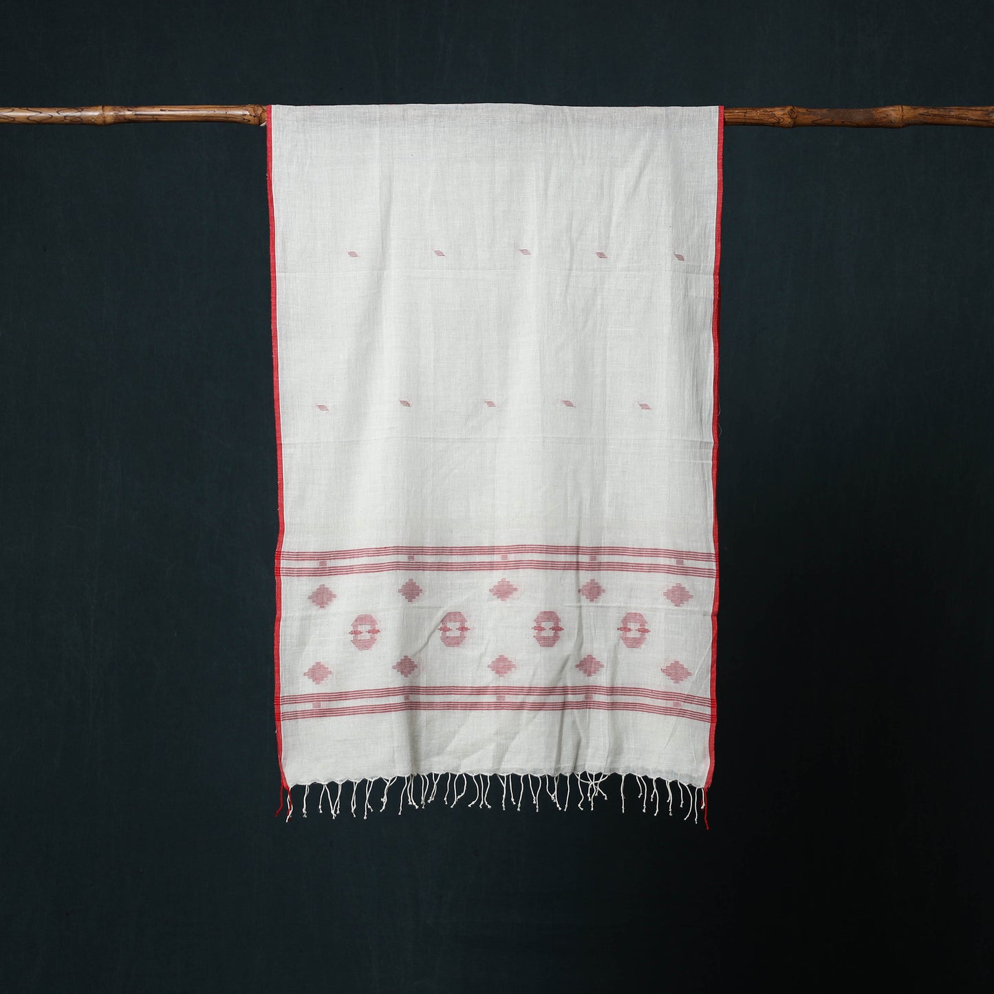 Burdwan Jamdani Handloom Cotton Stole 47