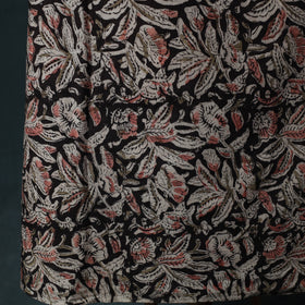 Beige - Kalamkari Hand Block Print Natural Dyed Cotton 2pc Unstitched Dress Material Kurta Set 15