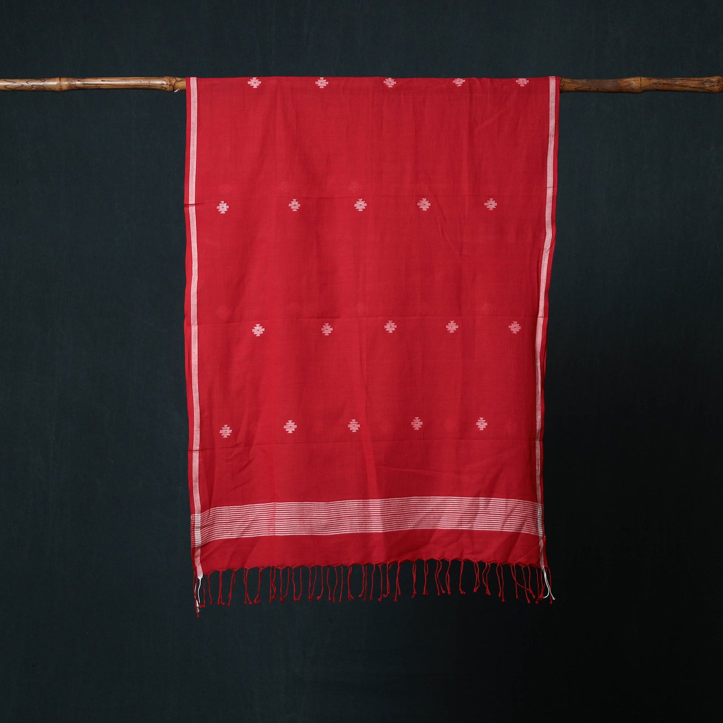Burdwan Jamdani Handloom Cotton Stole 46