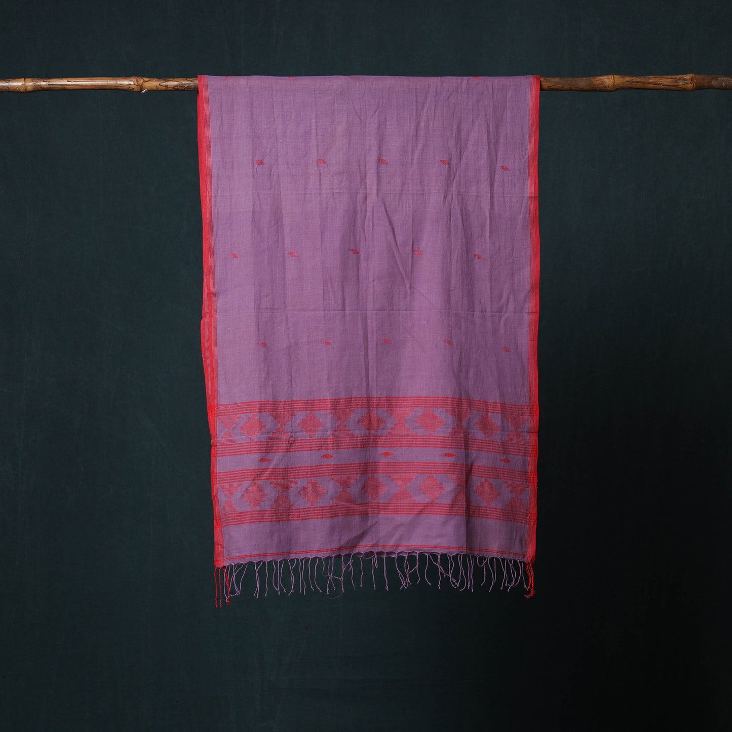 Burdwan Jamdani Handloom Cotton Stole 45