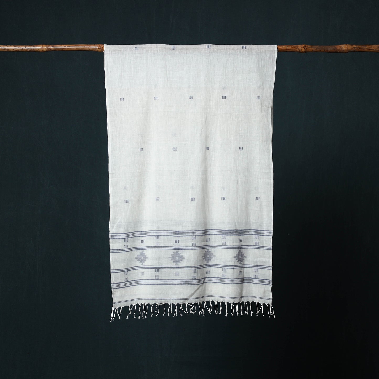 Burdwan Jamdani Handloom Cotton Stole 44