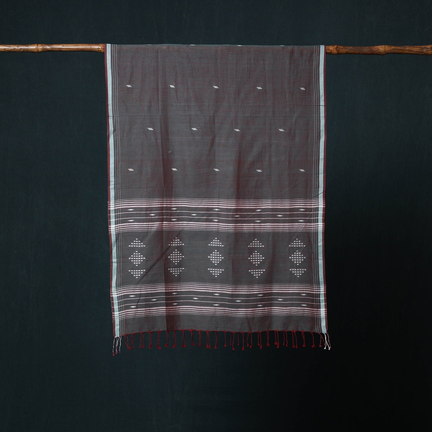Burdwan Jamdani Handloom Cotton Stole 43