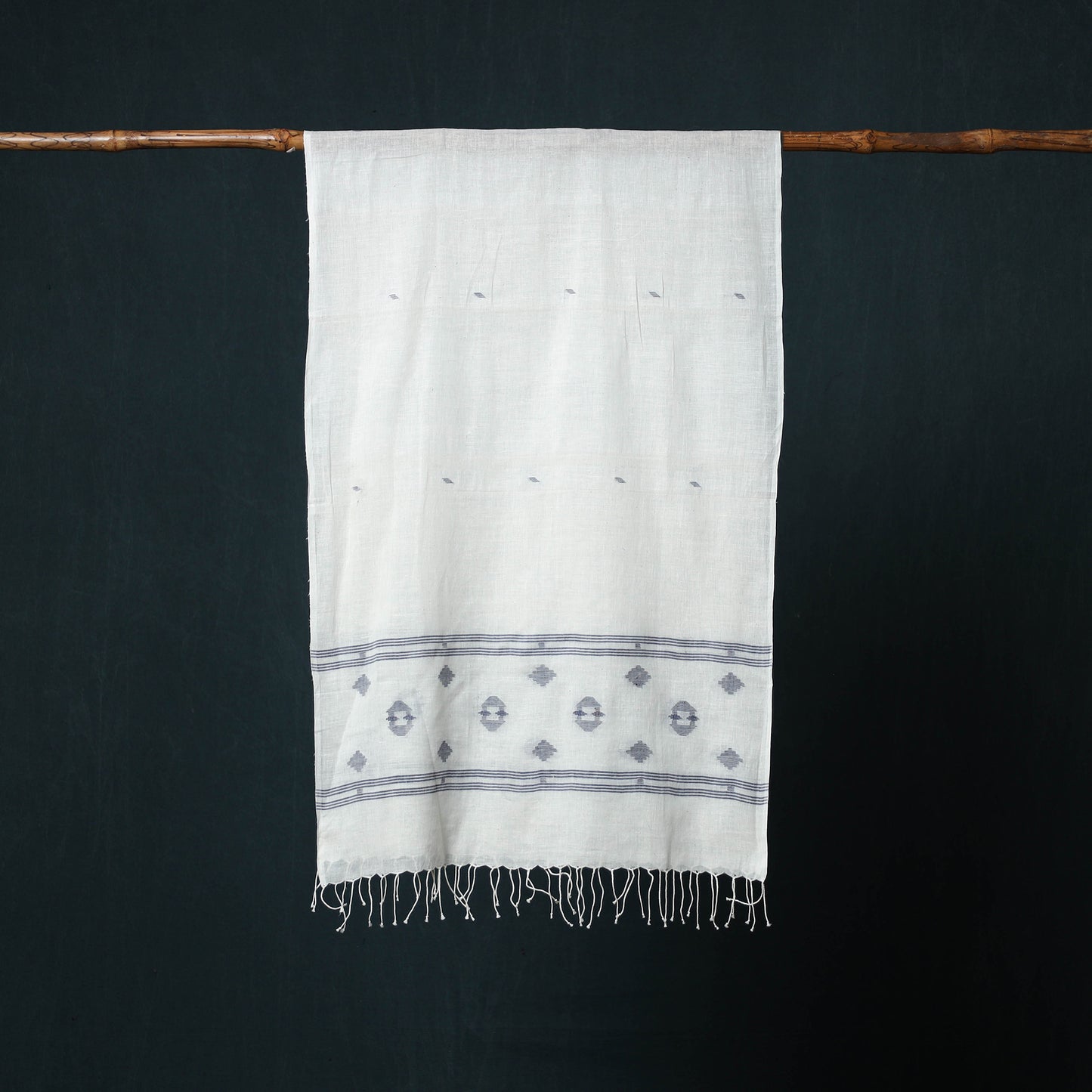 Burdwan Jamdani Handloom Cotton Stole 42