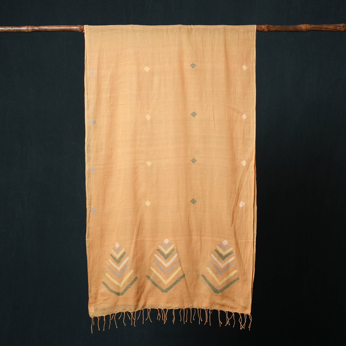 Burdwan Jamdani Handloom Cotton Stole 40