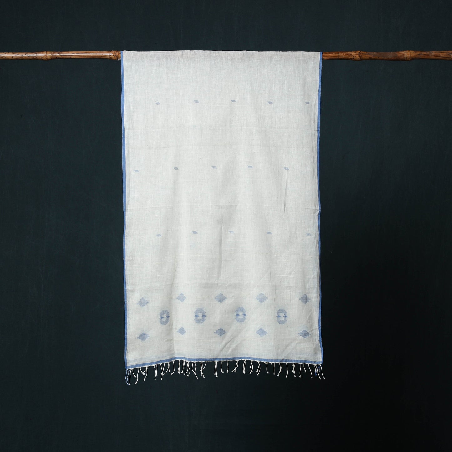 Burdwan Jamdani Handloom Cotton Stole 38