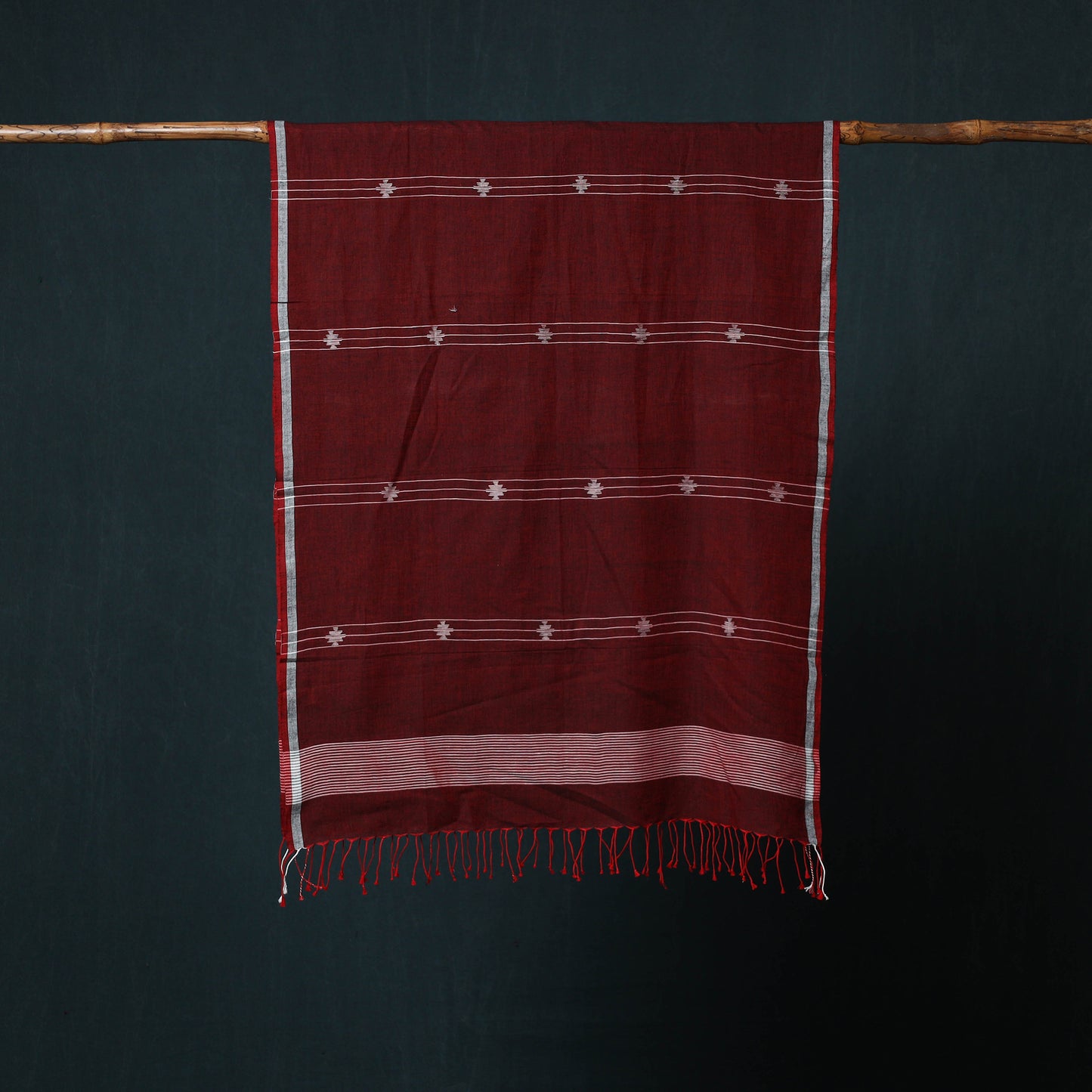 Burdwan Jamdani Handloom Cotton Stole 37