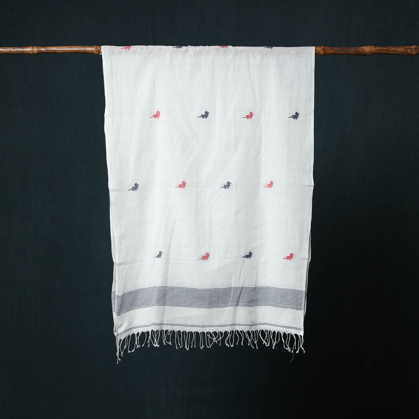 Burdwan Jamdani Handloom Cotton Stole 32