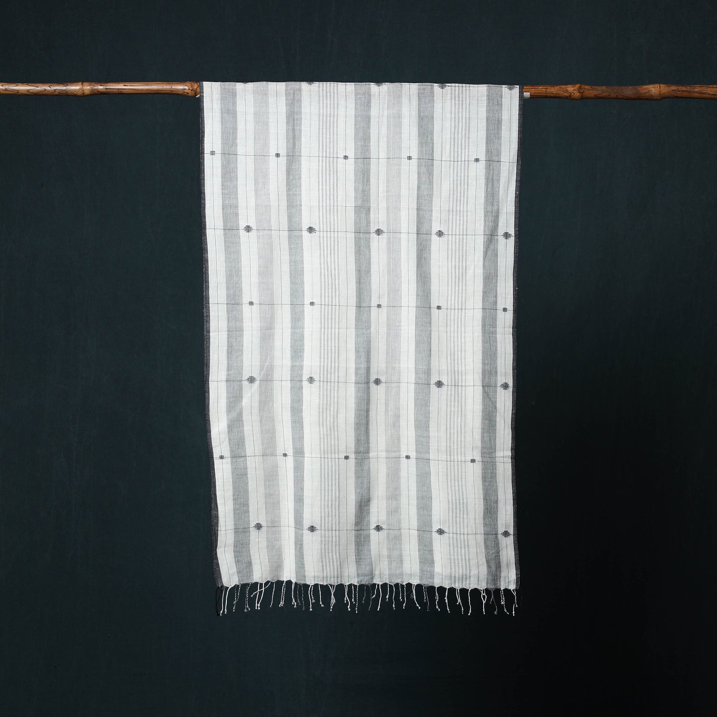 Burdwan Jamdani Handloom Cotton Stole 30