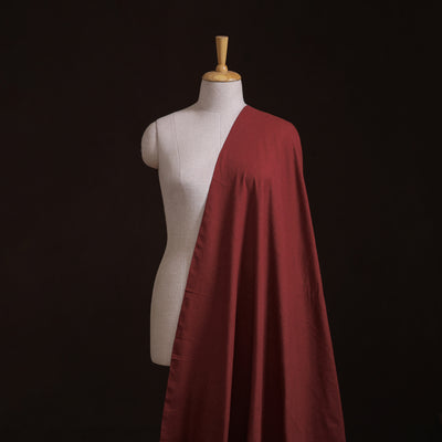 Maroon Jhiri Pure Handloom Cotton Fabric 01