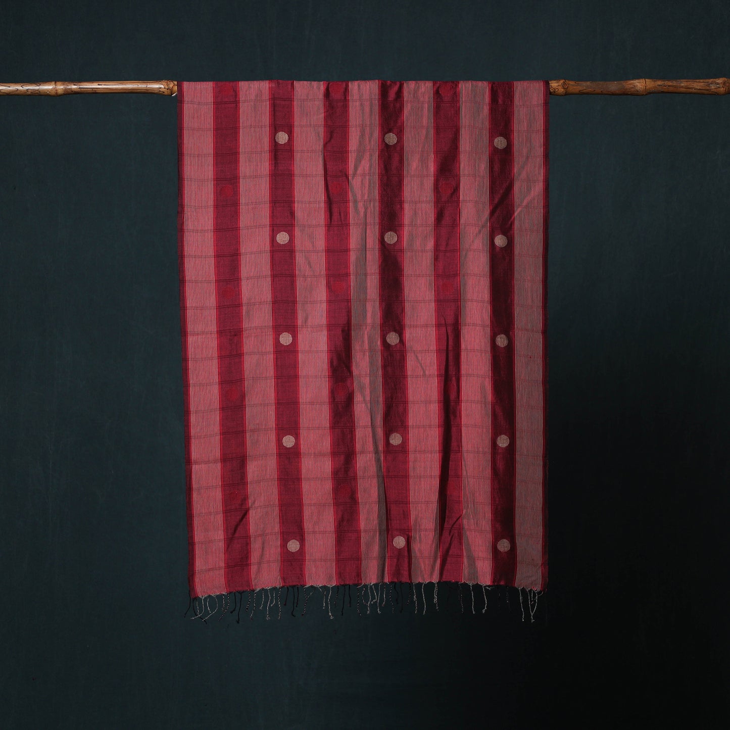 Burdwan Jamdani Handloom Cotton Stole 25