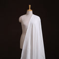 White - Jhiri Pure Handloom Cotton Fabric 28