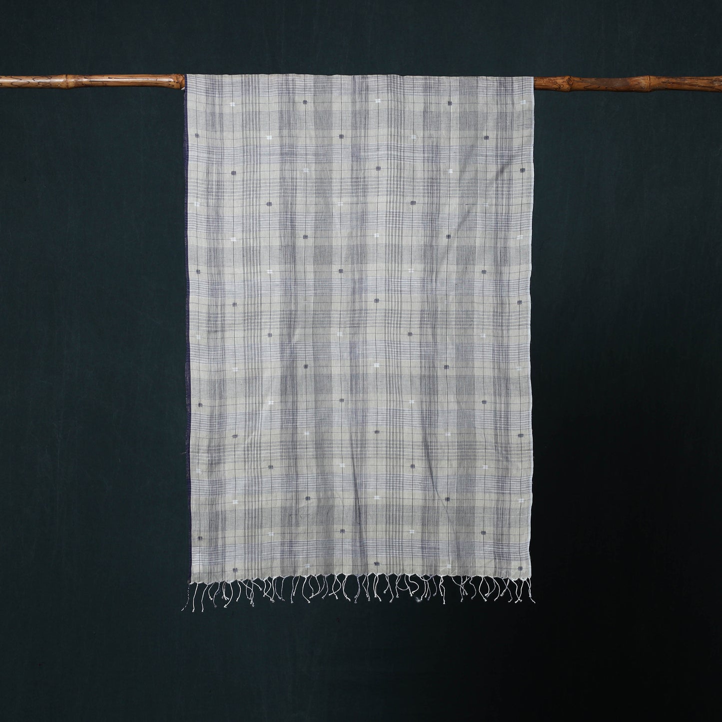 Burdwan Jamdani Handloom Cotton Stole 22