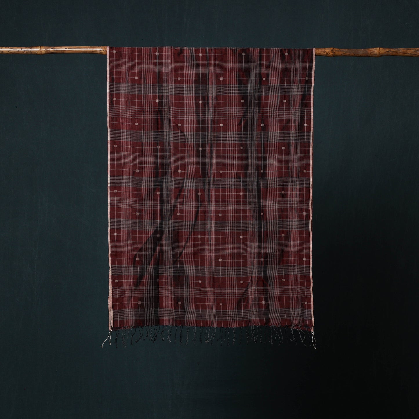 Burdwan Jamdani Handloom Cotton Stole 15