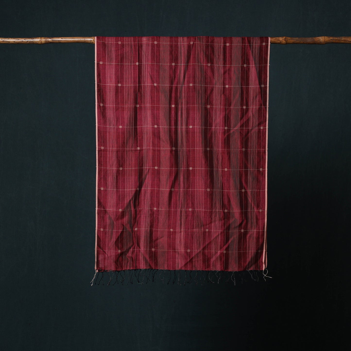 Burdwan Jamdani Handloom Cotton Stole 13