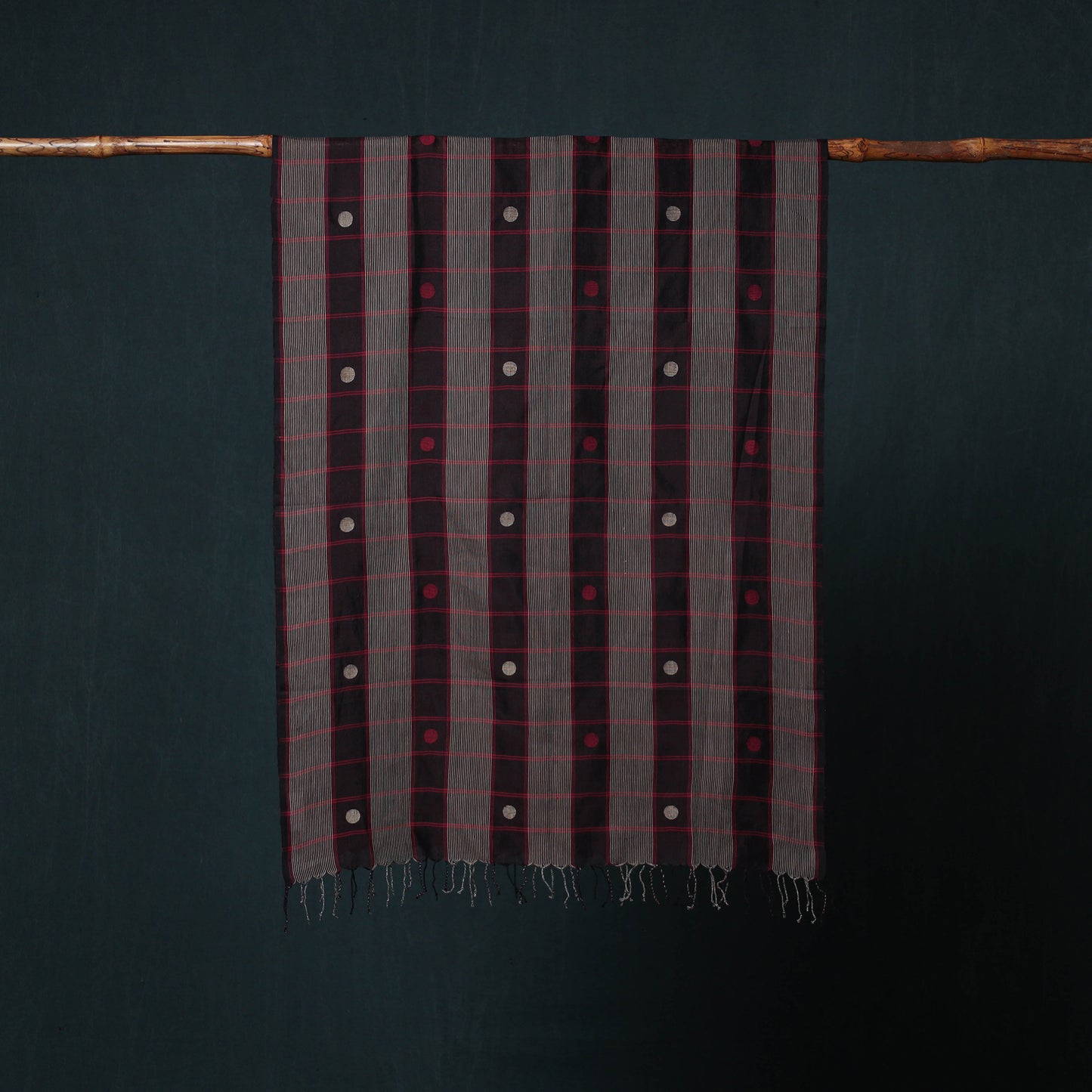 Burdwan Jamdani Handloom Cotton Stole 10