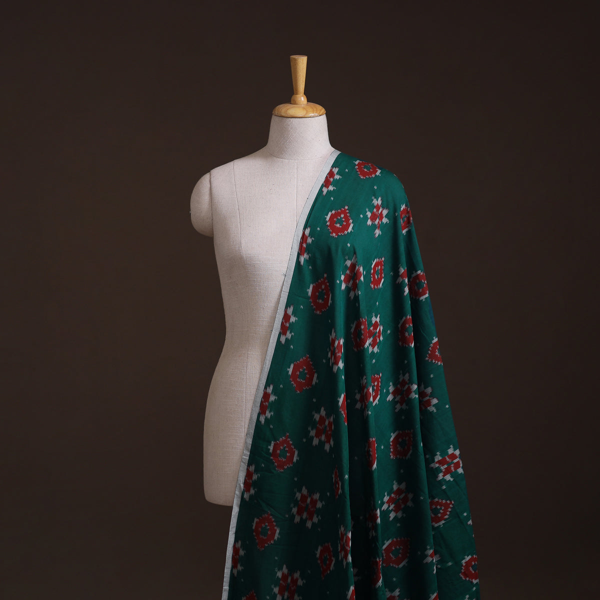 Mercerised Cotton Pochampally Ikat Fabric 01