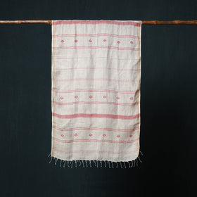 Burdwan Jamdani Handloom Linen Stole 01