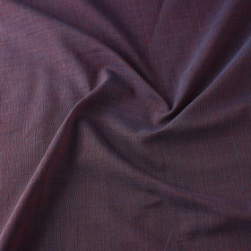  Indigo Brown Organic Cotton Madder Plain Handloom Fabric