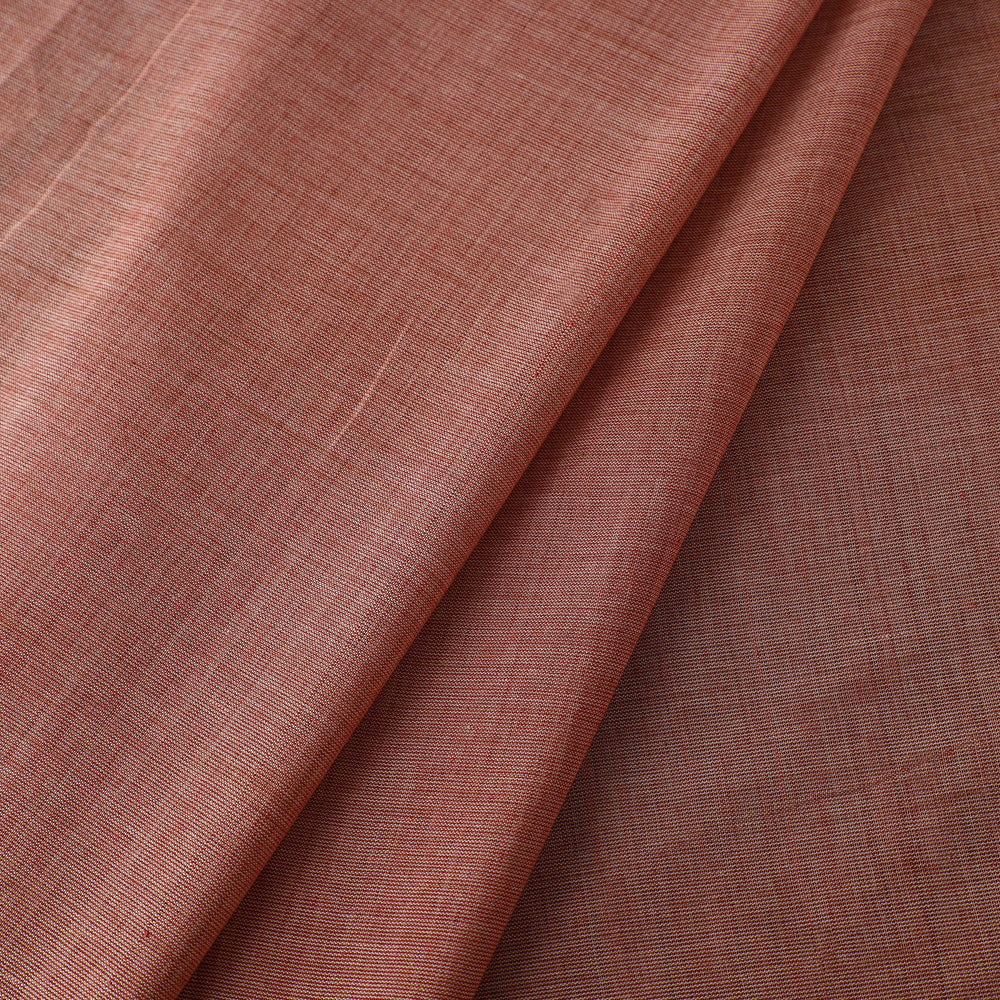 Brown - Organic Cotton Madder Pomegranate Handloom Fabric 11