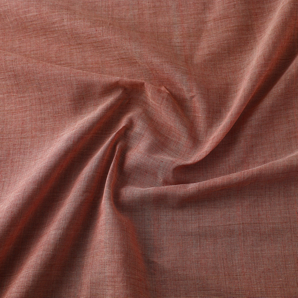 Brown - Organic Cotton Madder Pomegranate Handloom Fabric 11