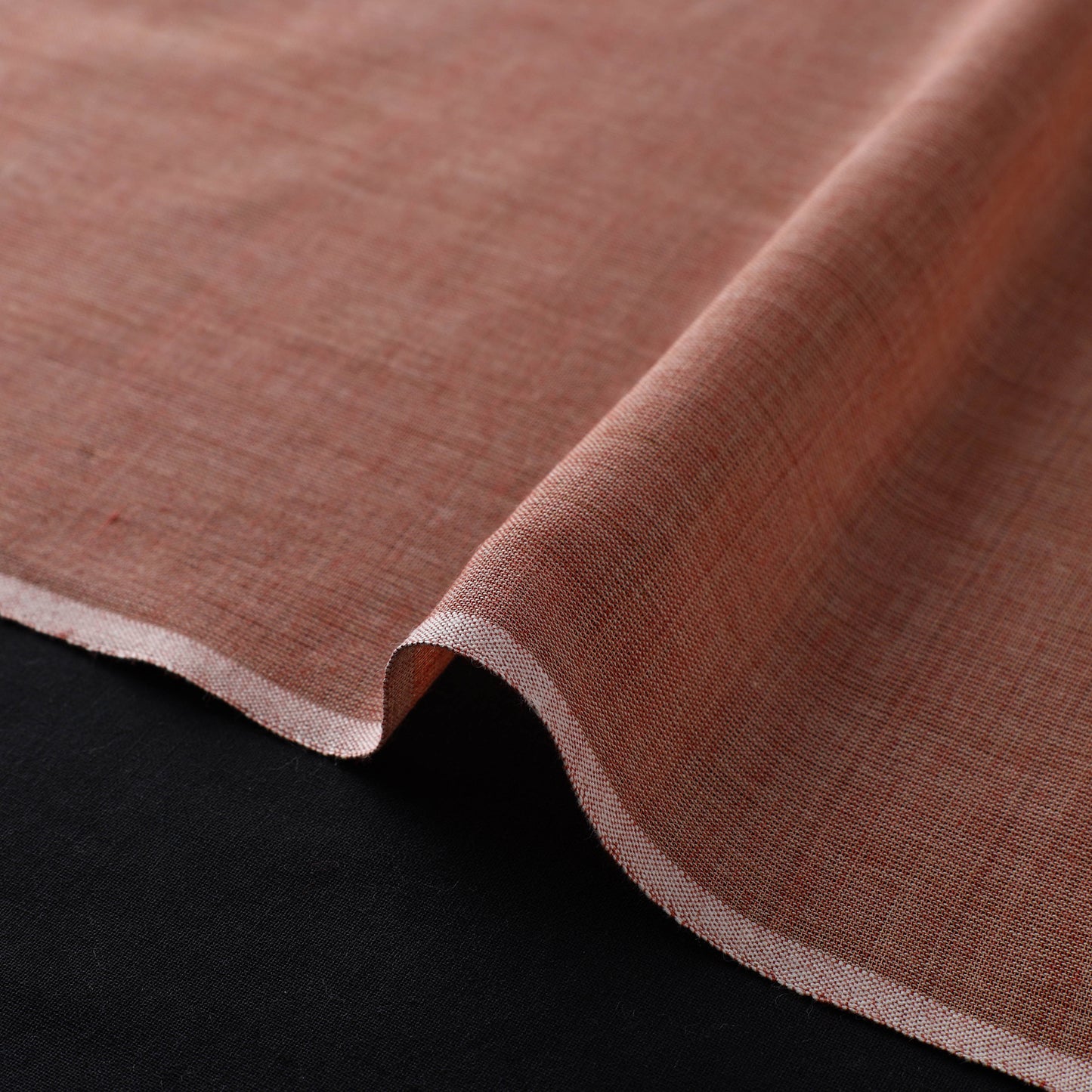 Brown - Organic Cotton Madder Pomegranate Handloom Fabric 11