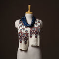 Kutch Bandhani Tie-Dye Ajrakh Block Print Modal Silk Stole 02
