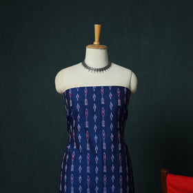 Sambalpuri Ikat Cotton 3pc Unstitched Dress Material Suit Set 20