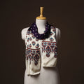 Kutch Bandhani Tie-Dye Ajrakh Block Print Modal Silk Stole 09