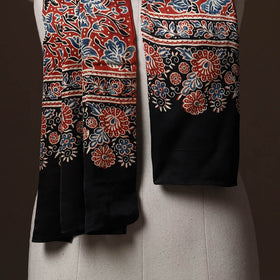 Kutch Bandhani Tie-Dye Ajrakh Block Print Modal Silk Stole 11